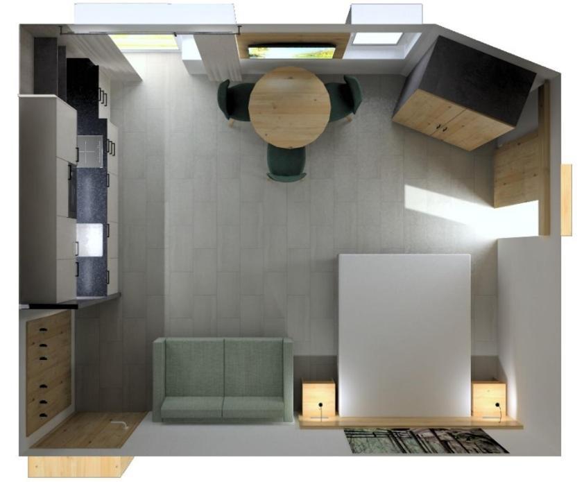Ferienhaus Mott Lermoos Ruang foto
